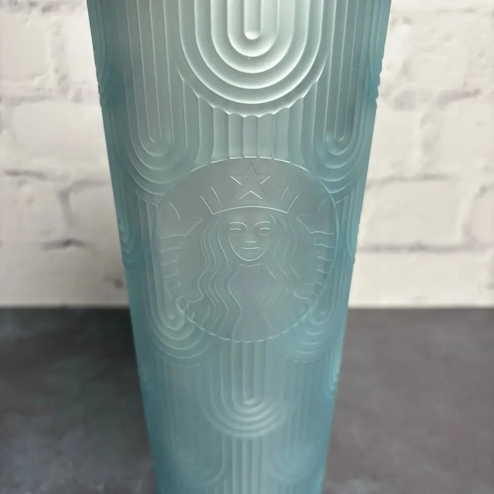 Starbucks 2024 Anniversary Shell Soft Touch Mint Green Venti Tumbler